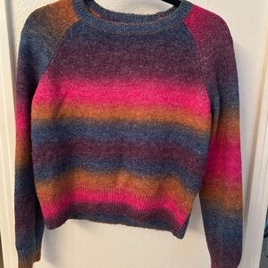 BB Dakota Vibrant Striped Women's Sweater